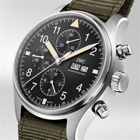 iwc flieger pilot chronograph|iwc pilot chronograph review.